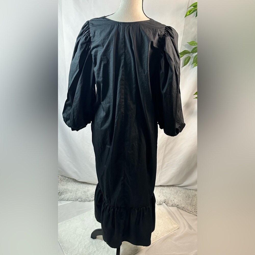a new day Elegant Black Long Sleeve Dress - Picture 4 of 11